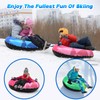 WOLKEK 3Pack Snow Tubes, Snow Sled for Kids and Adults,