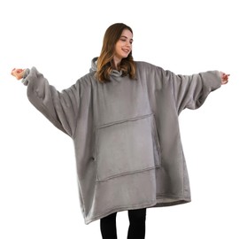 Good Nite Cuddly Blanket with Sleeves Hoodie Blanket with Sleeves Pullover Blanket Women's Hoodie in Plus Size with Pockets Sherpa Snuggle Blankets