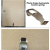 12 PCS Picture Frame Clips – Metal Spring Turn Clips