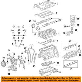 General Motors 55573747, Engine Valve Cover Gasket