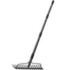 77'' Bow Rake ，17 Tines Metal Head Rakes with Stainless