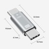 Duttek USB C Male to Male Adapter forThunderbolt 3/4 Cable
