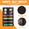 FunnAura 12 Belts and 4 Medal Skarate Taekwondo Belt Display