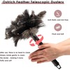 Casadores de Plumas, Plumas Reutilizables Marrones Mini Mini Duster con,
