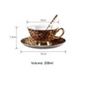 Eplze® YBK Tech Euro Style Bone China Cup& Saucer Set,