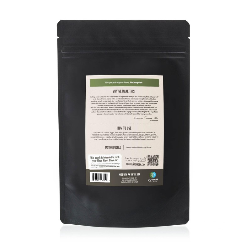 Dr. Cowan’s Garden Leek Powder - Beyond Organic Vegetable Powder,