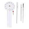 Frameless Wall Clock Deer Head 3D Effect Self Adhesive DIY