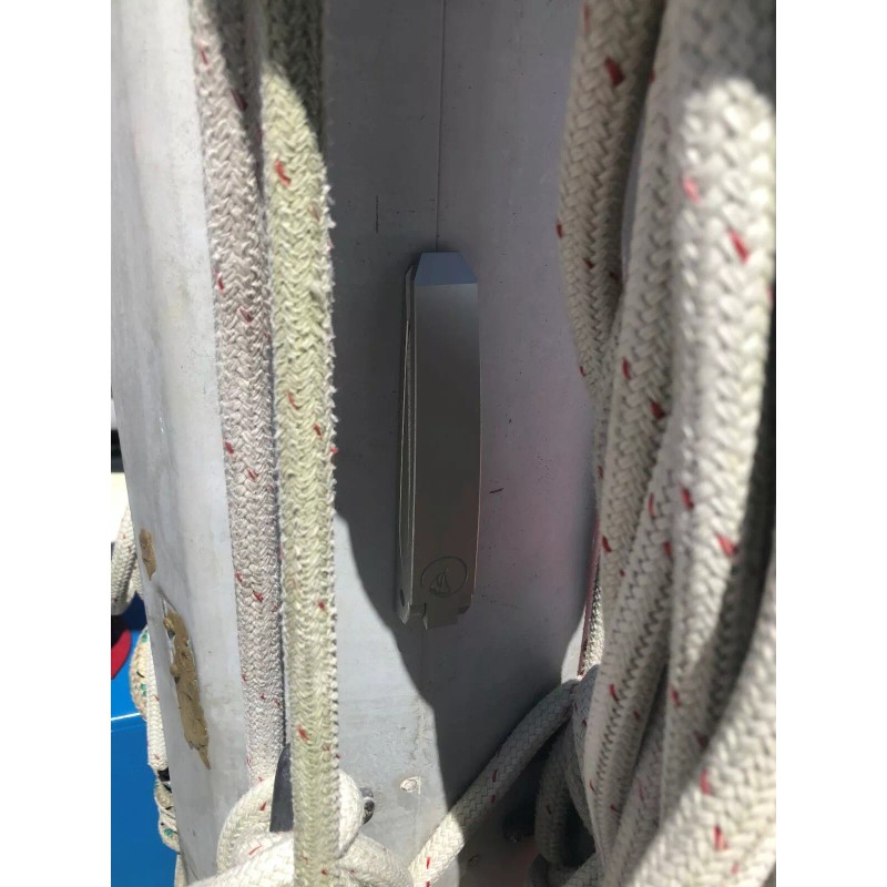 Lunar Marine Aluminum Folding Mast Step Black Anodized Titanium Pin