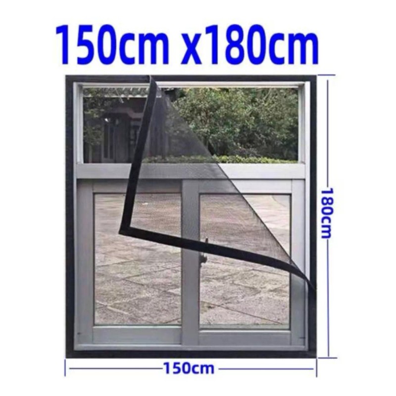 K&H Malla Mosquitero Ventana Magnética Ajustable Hogar Mosquitos