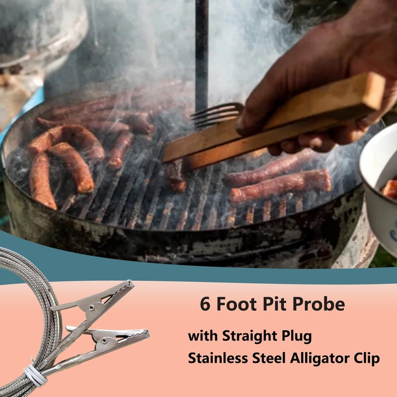 Premium High Temperature Pit Probe 6 Foot Pit Probe with