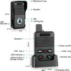 Wireless Door Bell, Full Duplex Long Range Wireless Doorbell, Waterproof
