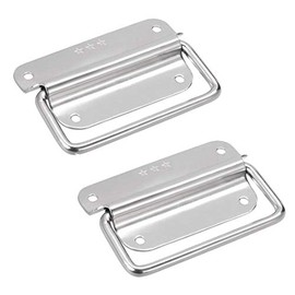 Rannb Chest Handles Stainless Steel Large Size Pull Handles for Toolbox - 2pcs