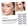 TOVINANNA 10pairs Natural Simulation Eyelashes for Flared Volume Makeup Soft