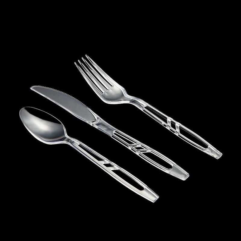 betterbest [48 Piece] Better Best Clear Disposable Plastic Cutlery Set,