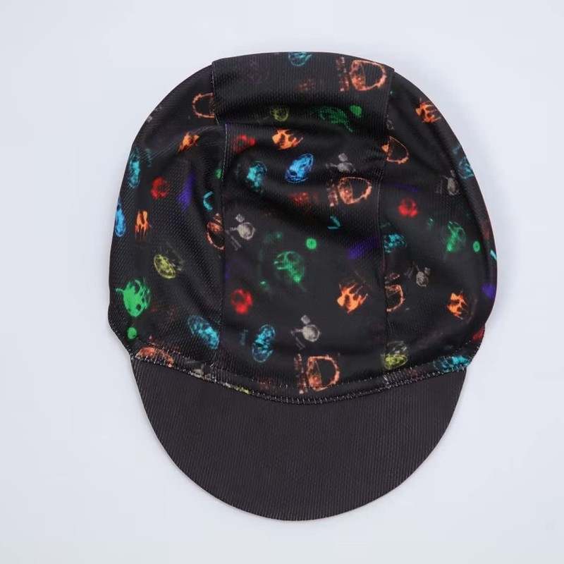 BikingBros Multicolor Cycling Cap - Polyester Cycling Hat-Under Helmet -