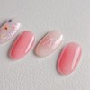 Fleur Handmade Nail Tips Fresh Flower Nails - Almond Short