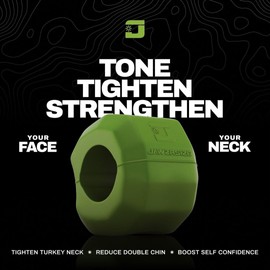 Iron Neck Alpha Harness Neck Strength Training Device with Jawzrsize Pop N' Go Jaw Trainers | Neck/Jaw Exercises to Tone, Tighten and Strengthen Your Face and Neck | Relieve Back and Neck Pain
