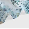 Hjokiupt Sea Turtle Shower Curtain for Bathroom, Teal Blue Ocean
