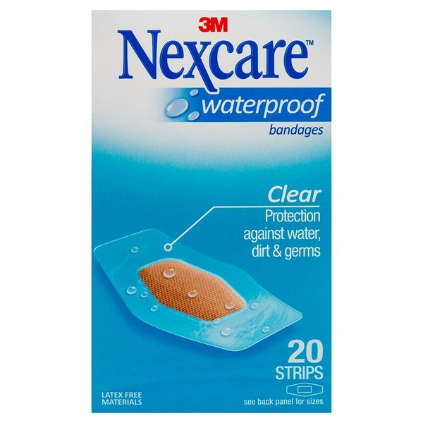 Nexcare Waterproof Bandages Medium X 20