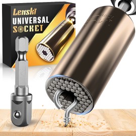 Lenski Stocking Stuffers for Men Adults, Super Universal Socket Christmas Gifts for Men, Mens Gifts for Dad Him Grandpa, White Elephant Gifts for Adults, Dad Gifts for Men Who Have Everything