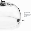 Lacor - 61816 Magic Food Smoker Bell, Glass Lid with