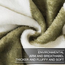 Checkered Queen Size Blanket,Premium Lightweight Anti-Static 90x90 Inches Sage Green Throw Blankets for Queen Full Bed,Couch, Sofa, Chair, Camping, Picnic,Sage Green