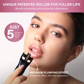 Gentle Lip Lift Stick Boost-In - Plumper Stick with Anti-Aging Stimulating Roller, Plumping Lip Stick with Hyaluronic Acid, Collagen, Vitamin C & E - Volumizing & Hydrating Lip Plumping Serum - 5ml