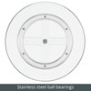 mDesign Rotating Spice Rack - Stylish Spice Rack for Salt