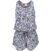 GURU SHOP Short Airy Hippie Style Jumpsuit, One-Piece Jumpsuit, Women,