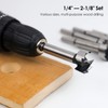 BAIDETS Forstner Bit Set 16Pcs - Forstner Bit Wood Drilling,