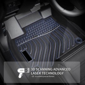 MO-Autos Floor Mats For 2020-2025 Ford Escape All Weather 3D TPE Floor Liners Antislip