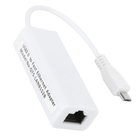 Bewinner USB 2.0 Ethernet Adapter, 100Mbps Gigabit USB LAN Network Adapter, Wired LAN Connection, Micro USB to RJ45 Ethernet Adapter for Windows 7/2000/XP/Vista