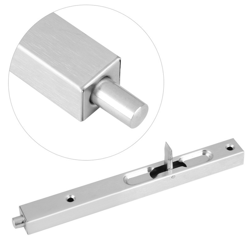 304 Stainless Steel Door Slide Bolt Lock Flush Bolt Latch
