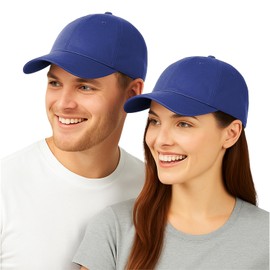 MERNEST Unisex Baseball Cap | Low Profile Soft Top Cotton Baseball Cap | Adjustable Size Buckle for Women Men| Running Hat, Lightweight Sports Hat for Golf, Hiking, Gym (Navy Blue)