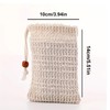 Exfoliating Soap Bar Saver Pouch, 5pcs/set Facial Cleaning Soap Foaming
