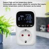 Digital Thermostat Output Backlit Display Plug-in Temperature Controller Heating Cooling