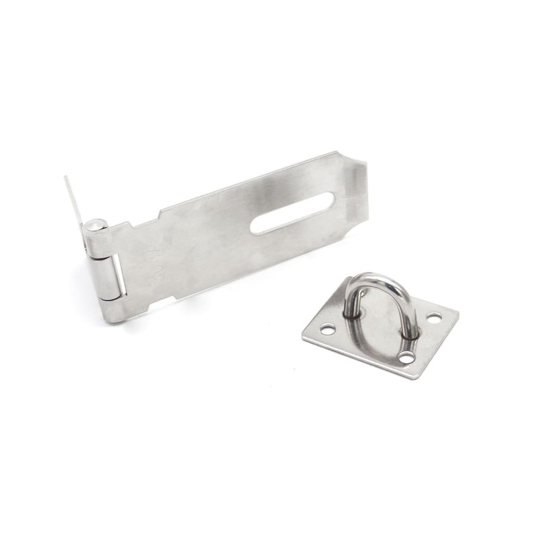 Helonge Door Hasp Latch, 5 inch Hasp Lock Stainless Steel