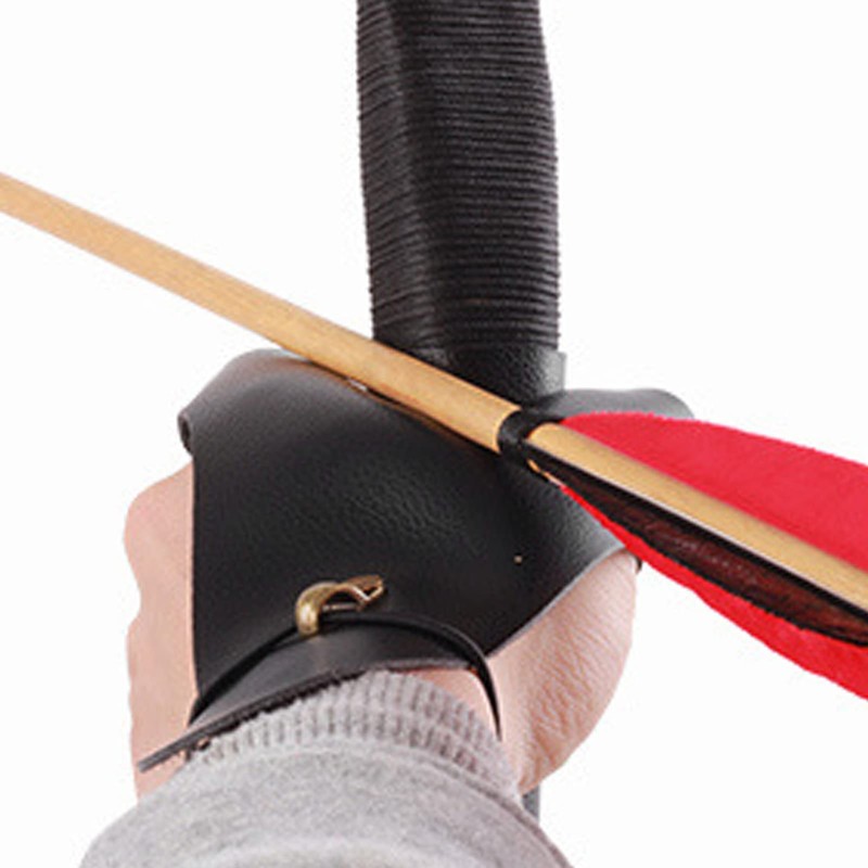 Archery Hand Guard, Protective Breathable Lightweight 2 Finger Protector PU