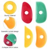 4 Pcs Soft Rubber Rib Clay Sculpting Tool for Pottery