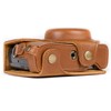 MegaGear MG1260 Ever Ready Leather Camera Case compatible with Panasonic