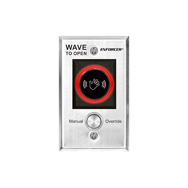 Seco-Larm SD-927PKC-NEVQ Enforcer Wave-to-Open Sensor with Manual Override Button