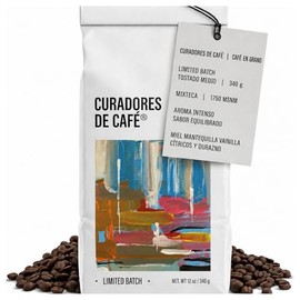 Cafe de Especialidad en Grano Entero 340 g Tostado Medio Aroma Intenso Sabor Equilibrado Cafe Puro 100% para Cafetera y Filtro Cuerpo Medio Perfil Miel Vainilla Durazno Notas Citricas Consumo Diario