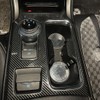 ruihe Carbon Fiber Pattern Car Gear Shift Knob Console Panel