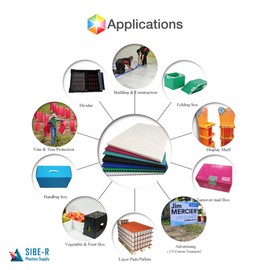 (10 Pack) Blue Corrugated Plastic 18" x 24" 4mm Blank Sign Sheets Coroplast - Horizontal