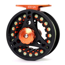 MAXIMUMCATCH Maxcatch ECO Fly Reel Large Arbor with Diecast Aluminum Body Fly Fishing Reel(3/4wt 5/6wt 7/8wt)