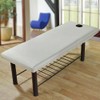 Yunzhou Massage Table Sheets, Massage Bed Cover with Face Hole,