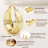 Senteria Thick Chunky Gold Hoop Earrings for Women Hypoallergenic 14K
