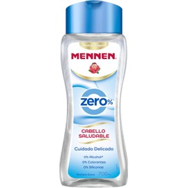 Mennen Shampoo Cabello Saludable Zero 700 ml. Fórmula Suave sin Parabenos, Colorantes, ni Siliconas que Limpia Profundamente el Cabello. Cuidado Delicado e Ideal para Toda la Familia