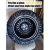 Spare Tire Cover, Black Wheel Cover Waterproof PVC Leather Dust-Proof