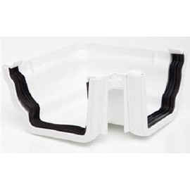 Polypipe Sovereign RH703w White 90 DEG External Angle 117x75 High Capacity Ogee System